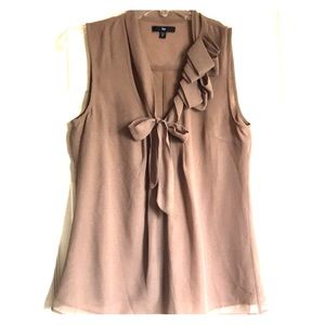 Gap XS Taupe Blouse